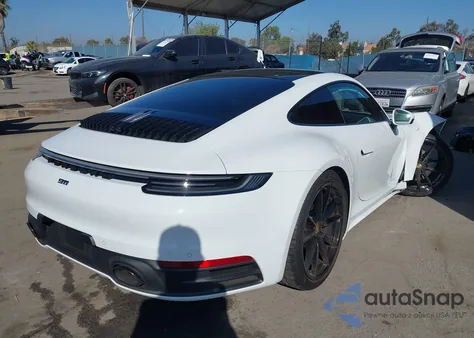 2021 Porsche 911 Carrera из США, поврежденный, VIN WP0AA2A90MS205788